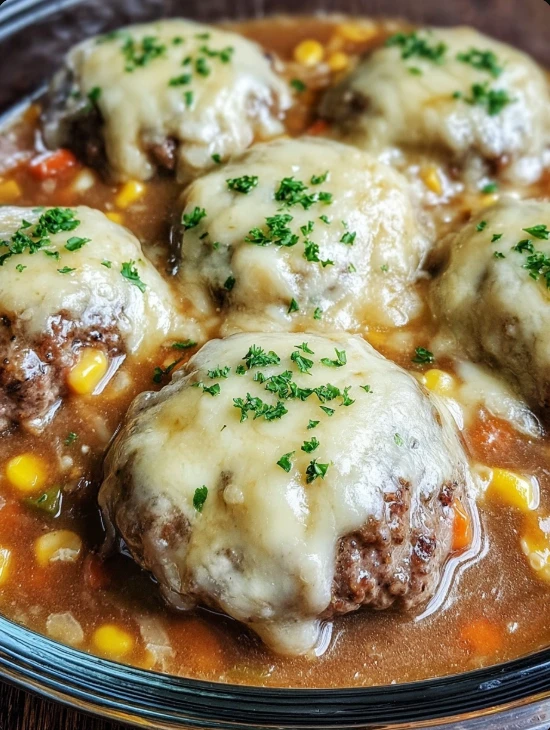 One-Dish Amish Hamburger Steak Bake for a Cozy Weeknight Meal