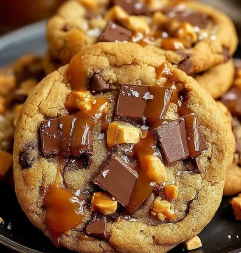Best Butterfinger Caramel Crunch Cookies Recipe Homemade Butterfinger Caramel Cookies Where To Buy Butterfinger Caramel Cr...