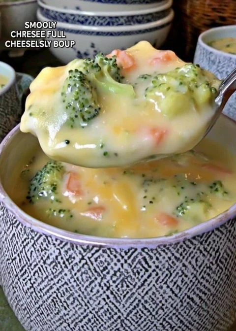 Best Cheesy Broccoli Soup Recipe Creamy Cheesy Broccoli Soup Homemade Healthy Broccoli Cheddar Soup Low Fat Slow Cooker Ch...