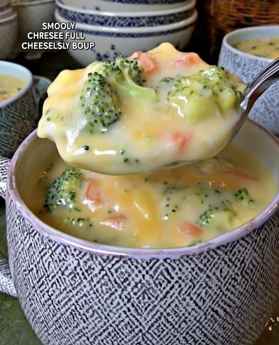 CHEESY BROCCOLI SOUP