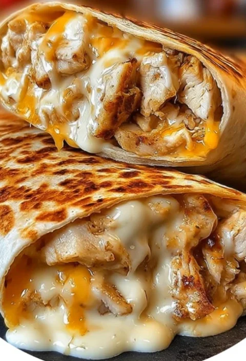 Best Cheesy Garlic Chicken Wraps Recipe Easy Cheesy Garlic Chicken Wraps Healthy Garlic Cheese Chicken Wraps Homemade Chee...
