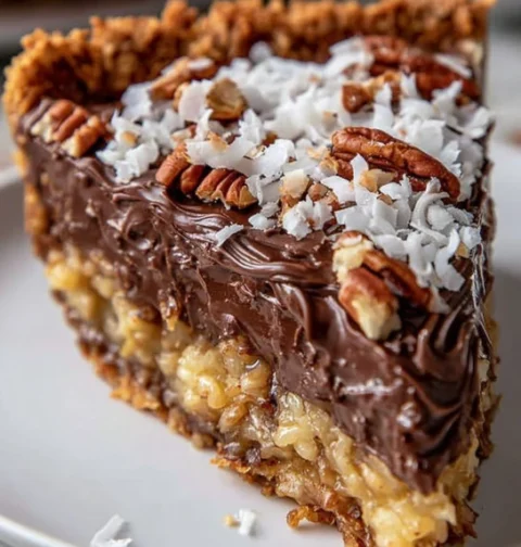 Best Chocolate Coconut Pecan Cream Pie Recipe Homemade Chocolate Coconut Pecan Pie Where To Buy Chocolate Coconut Pecan Cr...