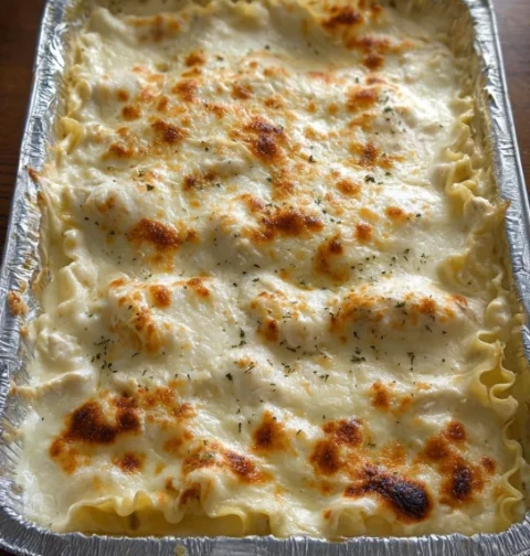 Best Creamy Chicken Lasagna Recipe Easy Creamy Chicken Lasagna For Dinner Homemade Creamy Chicken Lasagna Ideas Gluten-fre...