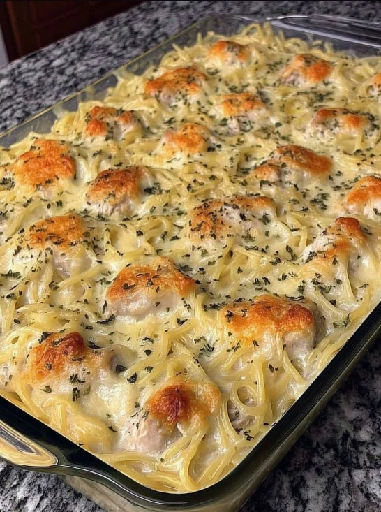 Creamy Chicken Tetrazzini
