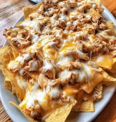 Best Crockpot Chicken Nachos Recipe Creamy Chicken Nachos Slow Cooker Crockpot Chicken Nachos With Cream Cheese Healthy Cr...