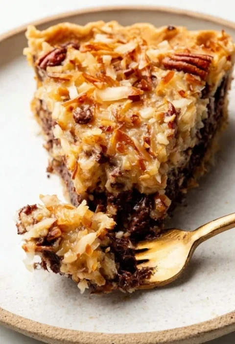 Best German Chocolate Pie Recipe Homemade German Chocolate Pie Filling Where To Buy German Chocolate Pie German Chocolate ...