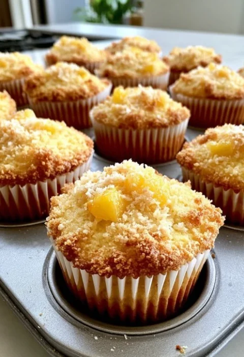 Best Hawaiian Pineapple Cake Muffins Recipe Easy Pineapple Cake Muffin Baking Gluten-free Hawaiian Pineapple Muffins Vegan...