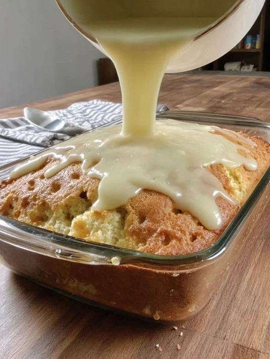 Key Lime Poke Cake