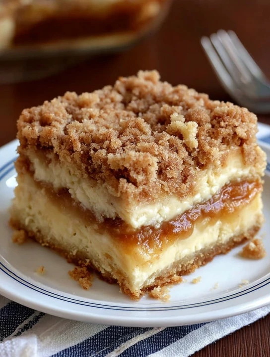 Moist Apple Crumble Coffee Cake