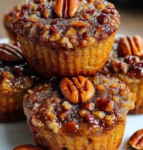 Best Pecan Pie Muffins Recipe Easy Pecan Pie Muffins Gluten-free Pecan Pie Muffins Vegan Pecan Pie Muffins Mini Pecan Pie ...