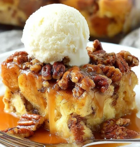 Best Pumpkin Pecan Bread Pudding Recipe Easy Pumpkin Pecan Bread Pudding Gluten-free Pumpkin Pecan Bread Pudding Vegan Pum...