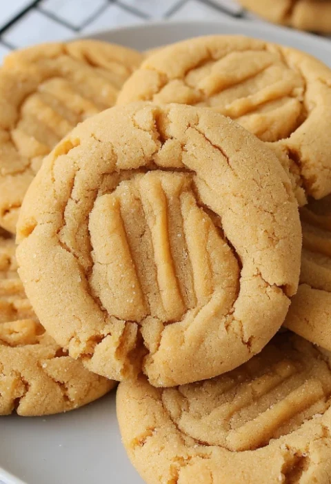Best Soft And Chewy Peanut Butter Cookies Recipe Homemade Soft Peanut Butter Cookies Easy Chewy Peanut Butter Cookies Glut...