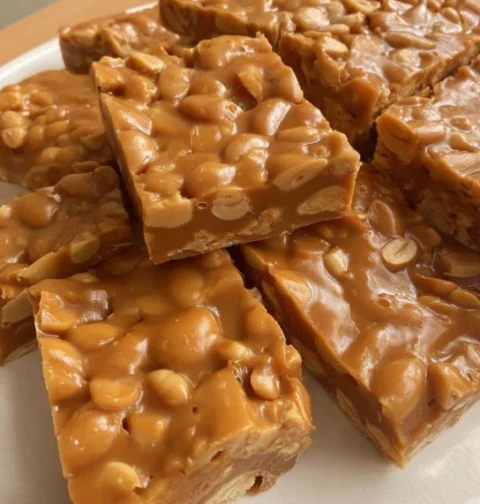 Best Soft Peanut Brittle Recipe Easy Flakey Peanut Brittle Homemade Where To Buy Soft Peanut Brittle Gluten-free Soft Pean...