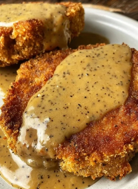 Best Southern Fried Pork Chops Recipe How To Make Southern Fried Pork Chops Homemade Southern Pork Chops And Gravy Easy Gr...