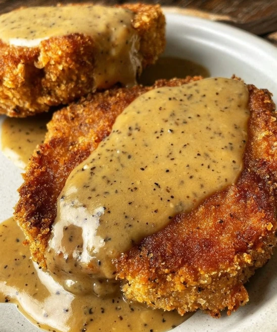 Southern Fried Pork Chops & Gravy