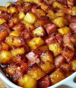 Brown Sugar Pineapple Ham Bake