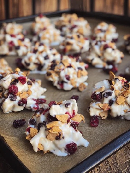 Amish White Cashew Clusters with Cranberries