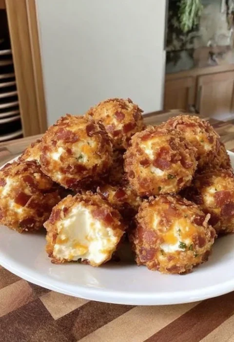 Carb Bacon Cheddar Cheese Balls Recipe Low Carb Bacon Cheese Balls Mini Bacon Cheddar Cheese Balls Keto Keto Bacon Cheddar...