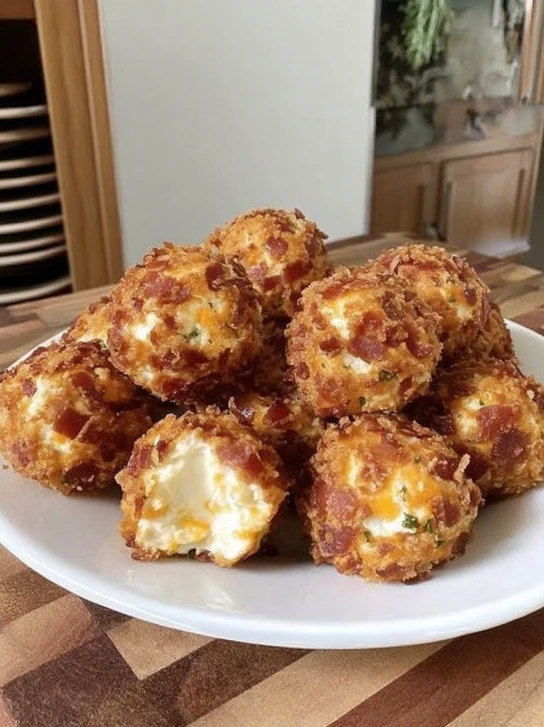 Carb bacon cheddar mini cheese balls