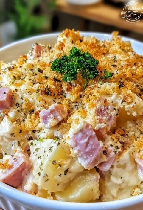 Chicken Cordon Bleu Casserole