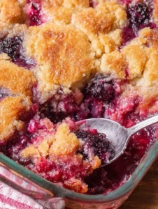 Classic Blackberry Cobbler