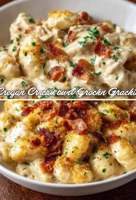 Classic Creamy Crack Chicken Gnocchi Recipe Best Crack Chicken Gnocchi Casserole Homemade Creamy Chicken Gnocchi Soup Slow...