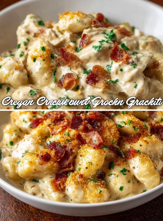 Classic Creamy Crack Chicken Gnocchi