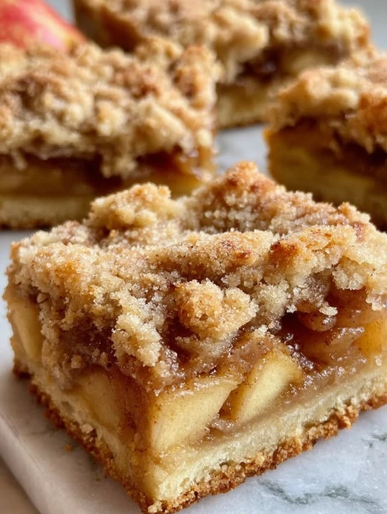 Grandma’s Apple Crumb Bars — classic, nostalgic & full of gooey apples