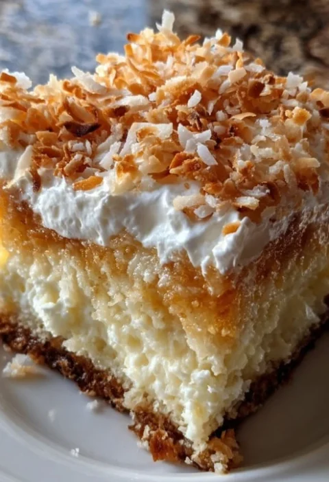 Coconut Cream Dream Bars Recipe Homemade Coconut Cream Bars Best Coconut Cream Dessert Bars Gluten-free Coconut Cream Bars...