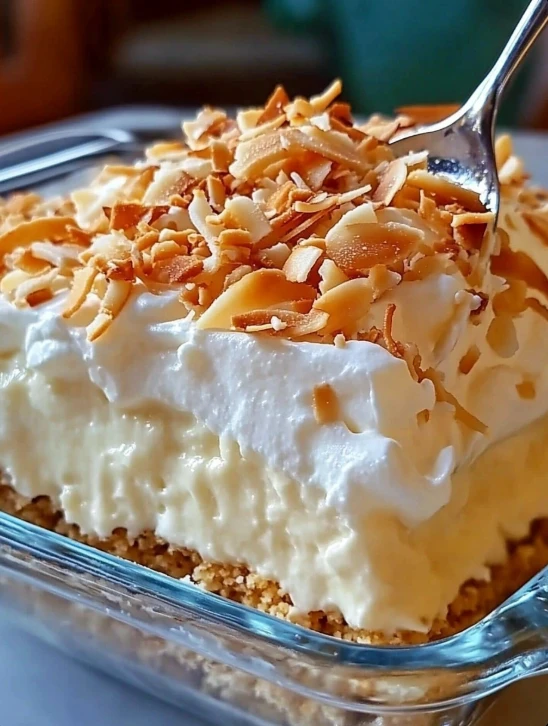 COCONUT CREAM LAYERED DESSERT