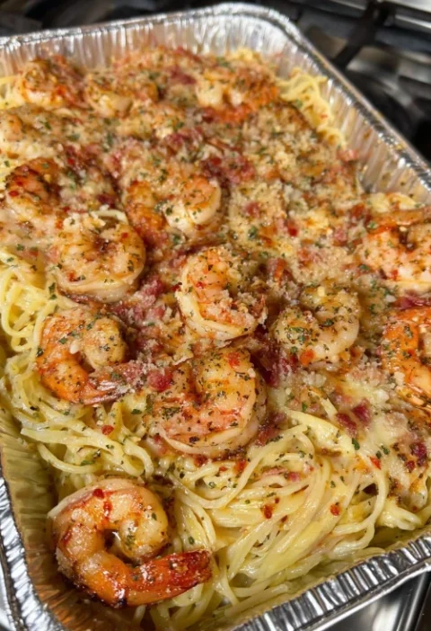 Copycat Cheesecake Factory Shrimp Scampi Recipe Homemade Cheesecake Factory Shrimp Linguine Best Shrimp Scampi Linguine Re...