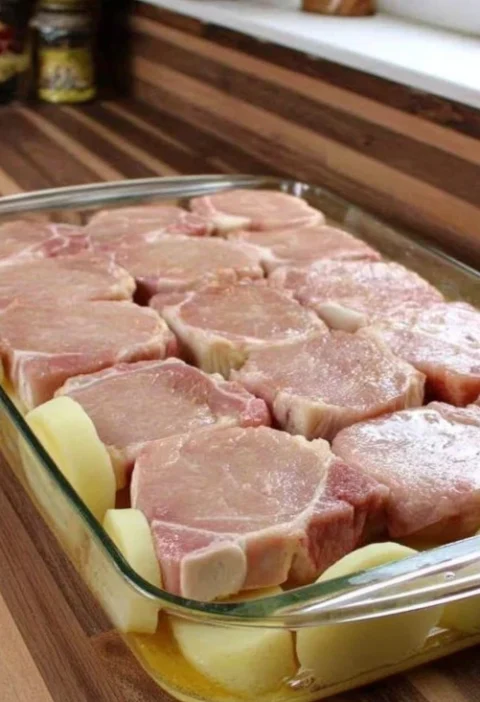 Creamy Pork Chops Potatoes