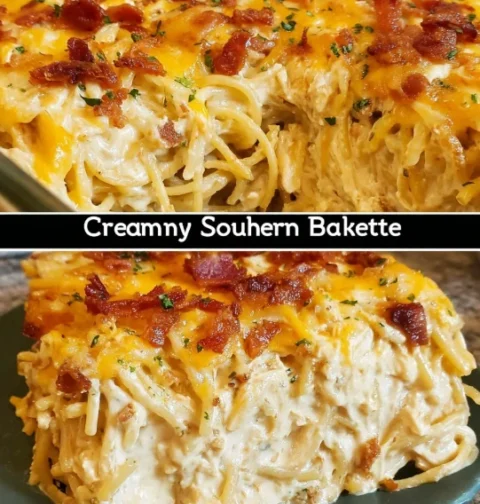 Creamy Southern Spaghetti Bake Recipe Easy Southern Spaghetti Bake Dinner Best Cheese For Creamy Spaghetti Bake How To Mak...
