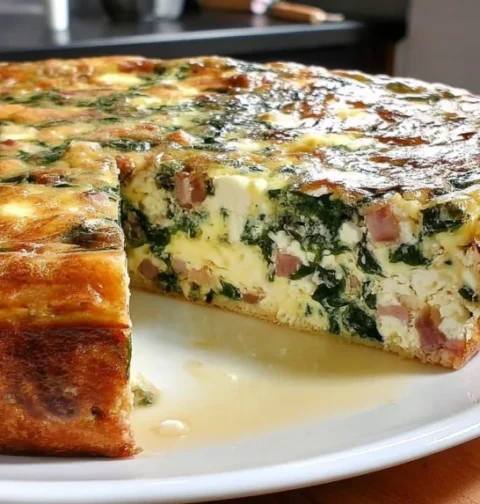 Crustless Spinach
