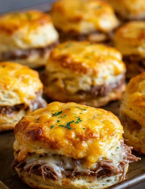 Easy Baked French Dip Biscuits Recipe Homemade French Dip Biscuit Ideas Best Cheese For French Dip Biscuits Gluten-free Fr...