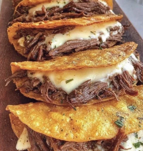 Easy Birria Quesa Tacos Recipe Homemade Birria Quesa Tacos Guide Best Cheese For Birria Quesa Tacos Slow Cooker Birria Que...