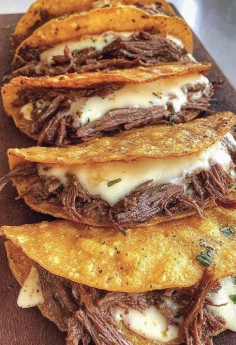 Easy Birria Quesa Tacos Recipe Homemade Birria Quesa Tacos Guide Best Cheese For Birria Quesa Tacos Slow Cooker Birria Que...