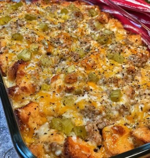 Easy Cheeseburger Slider Casserole Recipe Cheesy Slider Casserole Ideas Best Cheeseburger Slider Bake Savory Cheeseburger ...