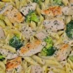 Creamy Chicken & Mushroom Spaghetti