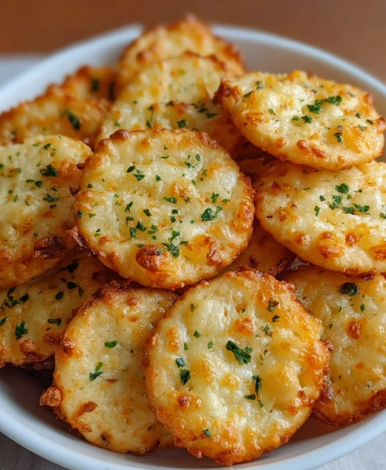 Cheesy Garlic Ritz Snacks