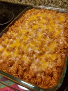 Cheesy Hamburger Potato Casserole