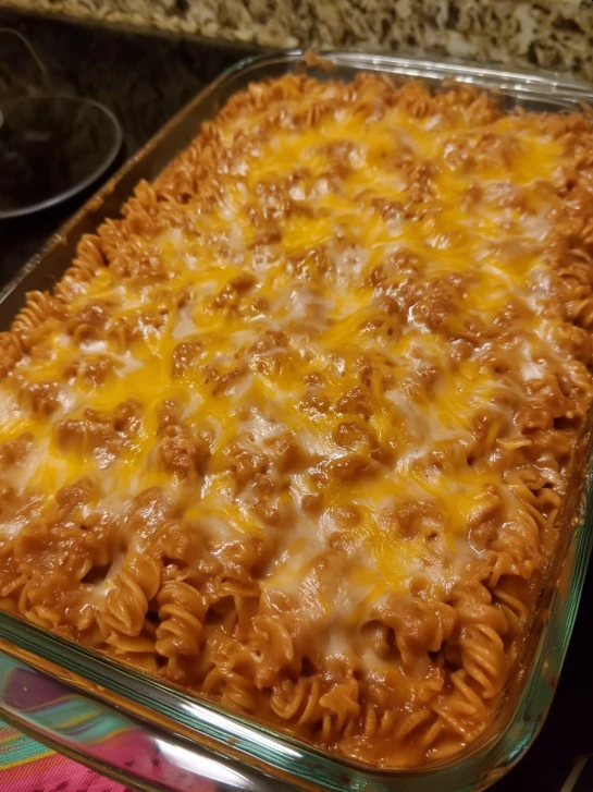 Cheesy Hamburger Potato Casserole