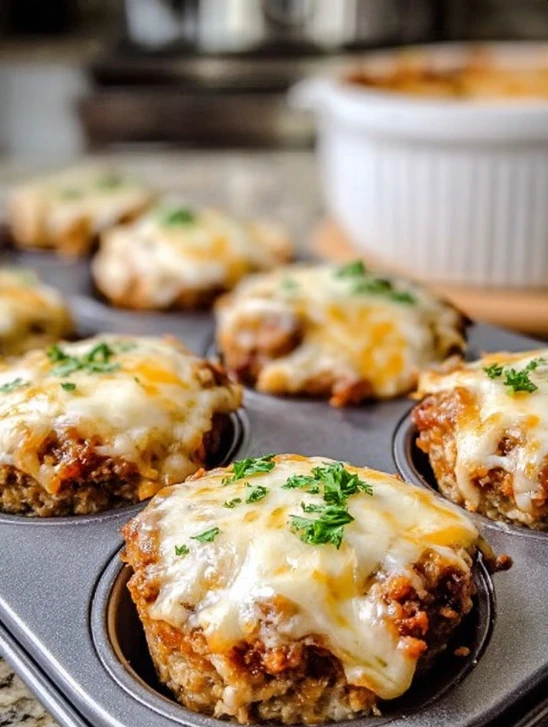 Family-Favorite Cheesy Muffin-Tin Meatloaf Bites in under 30 minutes
