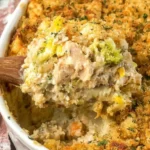 Easy Loaded Mashed Potato Meatloaf Casserole — two comfort classics in one