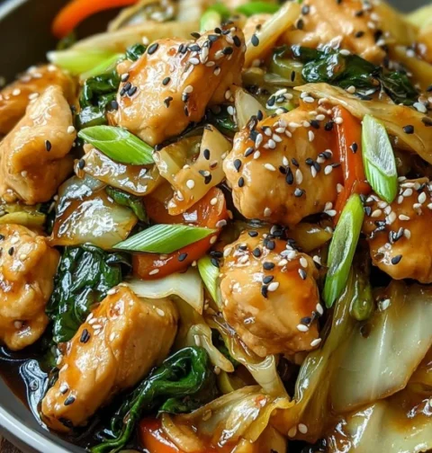 Easy Chinese Chicken Cabbage Stir-fry Recipe Best Chinese Cabbage Chicken Stir-fry Gluten-free Chinese Chicken Cabbage Sti...