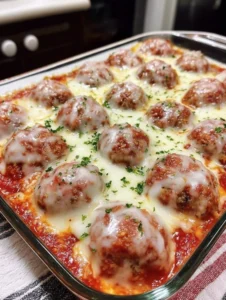 Easy Dump-and-Bake Meatball Casserole — minimal prep, maximum flavor