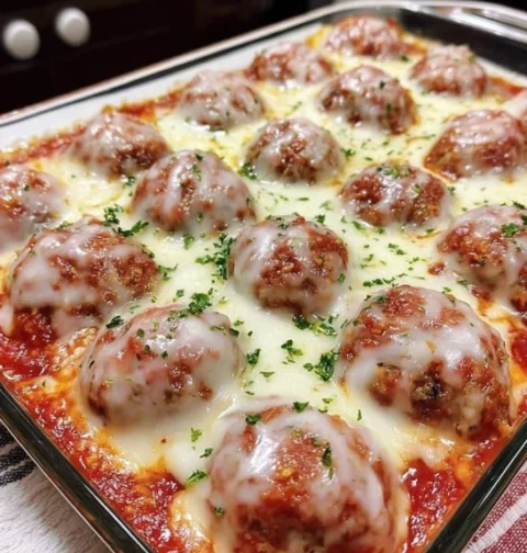 Easy Dump-and-bake Meatball Casserole Recipe Minimal Prep Meatball Bake Maximum Flavor Meatball Casserole Quick Prep Meatb...