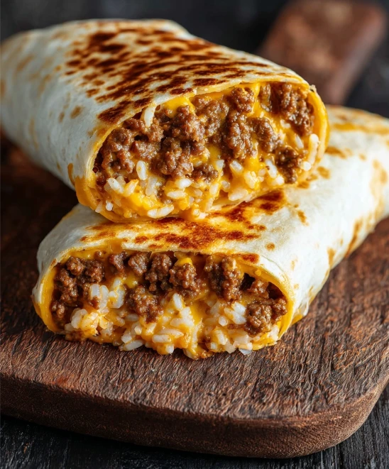 Easy Grilled Cheese Burrito