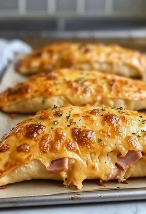 Easy Ham And Cheese Calzone Recipe Homemade Ham And Cheese Calzone Best Cheese For Ham Calzone Quick Ham And Cheese Calzon...