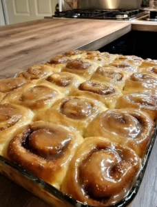 Cinna-bun Cake in the Oven